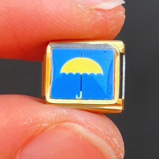 Italian charm ombrello giallo