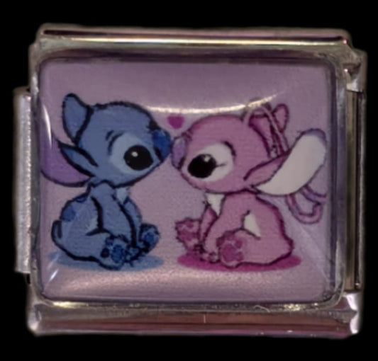 Italian charm stitch& angel